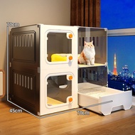 New Style Cat Cage with Toilet Drawer Type Cat Litter Box One Oversized Space One Room One Room One 