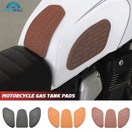 OPENMALL 3Pcs Vintage Motorcycle Tank Knee Pad Retro Gas Fuel Tank Rubber Stickers Pad Protector Sheath Motorbike Cafe Racer Part Classic For Honda E3M5