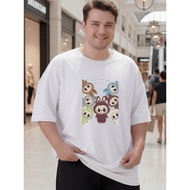 2Y551 [AIYOU] Lelaki Baju T Shirt Men Tshirt XL-5XL   Tops Plus Size T-shirts Oversized Korean Style