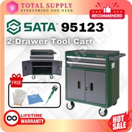 SATA 95123 2 DRAWER TROLLEY | 2 DRAWER TOOL CART