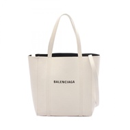 【二手，B級】BALENCIAGA) EVERYDAY XXS 手提包，白色皮革，551815，兩用手提包，女士，二手 B級