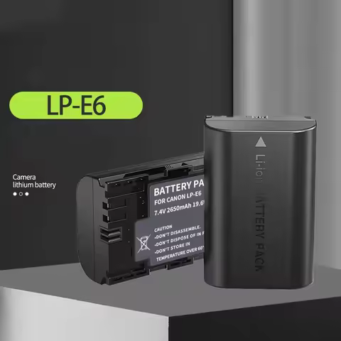 LP-E6 LPE6 LP-E6N LP E6 Camera Battery For Canon EOS 5D Mark II III 5DS R 6D 7D 70D 80D 90D XC10 USB