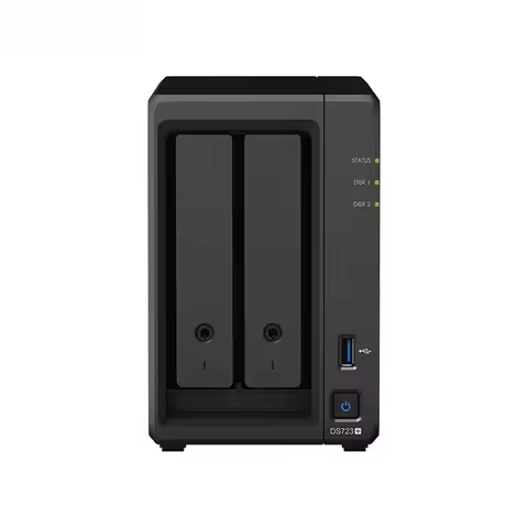 DS723 + dual-core 2-bit NAS network storage server, data backup sharing