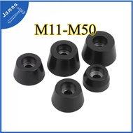 Rubber Adjustable Feet Rubber Plug Screw M11-M50 Furniture Leg Cover Protectors Absorber Non-slip  (