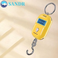 SANDR Digital Hanging Scale, 25Kg Capacity 5g Precision Electronic Luggage Hook Scale, Durable Keych
