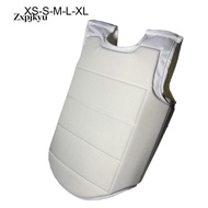 Zxpjkyu SiaBiced Karate Chest Protector Chest Guard Belly Ribs Protection Pad Body Protection for