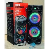 FLASH SALE ZQS 8210 BOOM BOX 8" ×1 WIRELESS KARAOKE BLUETOOTH SPEAKER READY STOCK