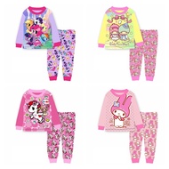 [SG SELLER] kids Cuddle me Cartoon Pyjamas girls sleepwear children pony little twins stars toki doki melody