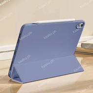For iPad Pro 11 2024 Case M4 11 inch Model A2836 A2832 Three-fold bracket PU Protective Shell Cover 