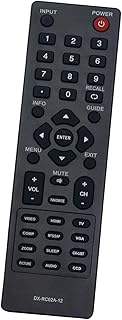 DX-RC02A-12 Replace Remote Compatible with Dynex TV DX-19LD150A11 DX-19E220A12 DX-R20TR DX-24E310NA1