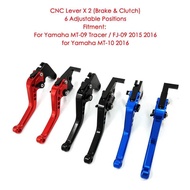 2018 Motorcycle New CNC Short Brake Clutch Levers For Yamaha MT-09 Tracer FJ-09 FJ09 FJ 09 MT-10 MT1