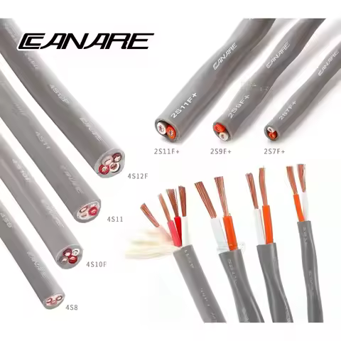 1 Meter Japan CANARE Two/Four Core Speaker Cable Audio Surround 2S7F / 2S9F / 2S11F / 4S10F / 4S12F 