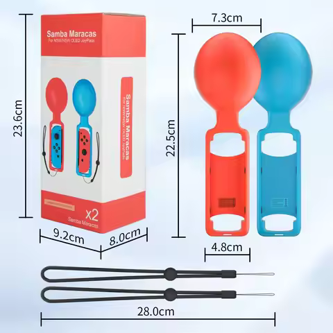 RGEEK Switch Maracas Game Compatible with Samba de Amigo: Party Central - NS Switch Enhance The Game