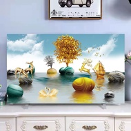 Same day delivery  tv cover 55 inch  home decoration  Scandinavian luxury simple velvet dust cover 3