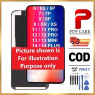 LCD Display Touch Screen Compatible For 14 13 12 11 PRO MAX X XS MAX XR SE 2020 6S 7 8 PLUS