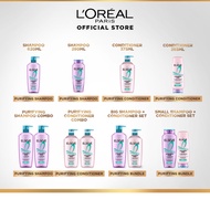 L’Oréal Paris Elseve Hyaluron Pure 72H Purifying Shampoo Rehydrating Conditioner for Hydrated Hair B