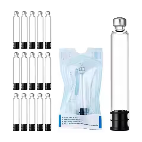 10-50 Pack 3ml Peptide Insulin Pen Cartridge, 3cc Cartridges Compatible with Reusable Injection V1 &