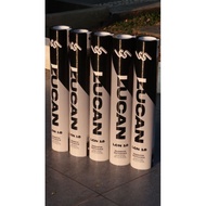 (kok/kock/shuttle cock bulu tangkis/badminton) lucan shuttlecock 3 in