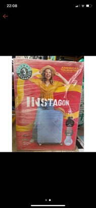 AMERICAN TOURISTER กระเป๋าเดินทางล้อลาก (25นิ้ว) รุ่น INSTAGON SPINNER สีดำ