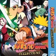 Naruto Movie Collections DVD + EXTRA GIFT