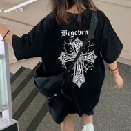 Korean Style 100% Cotton Short Sleeve Loose Tshirt Woman Local Brand BigSize Baby Hot Girls Tops Ove