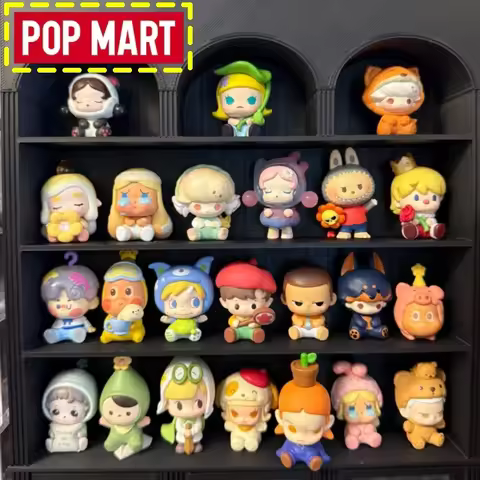 Genuine Pop Mart Going Outing With Me Blind Box Pop Bean Labubu Skullpanda Confirm Style Birthday Gi