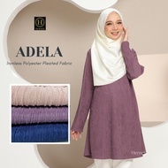 HERNES BLOUSE ADELA  BLOUSE IRONLESS BLOUSE MUSLIMAH BLOUSE PLEATED TSHIRT MUSLIMAH BLOUSE LABUH BLO