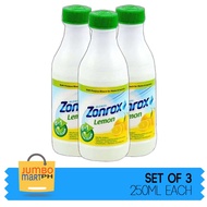ZONROX BLEACH LEMON 250ML / SET OF 3