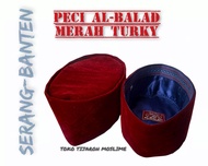 Peci Al balad Merah Turki tinggi 10cm dan 11cm