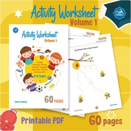 (File PDF) Printable Activity Worksheet Vol 1. Activity Sheets for Early Childhood Education Kinderg