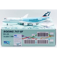 L2074 Alloy Collectible Plane Gift SQ Wings 1:200 Cathay Pacific Cargo Boeing B747-8F Diecast Aircra