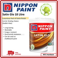 NIPPON PAINT Satin Glo 1001 Brilliant White 18 Litre