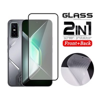 infinix Note 40 Pro Plus 5G Tempered Glass 2 in 1 Full Coverage Screen Protector for infinix Note 40
