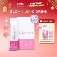 Jiera Glominum-C Drink | 1 BOX contains 10 sachets | With L-Glutathione and White Tomato | 1st Brigh