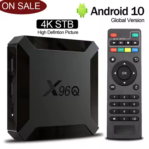 Fast Shipping X96Q Android 10.0 Smart TV BOX 2GB 16GB Allwinner H313 Quad Core 2.4G WIFI 4K VS X96 M