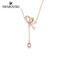 Ready Stock   VOLTA Y-Shaped Pendant Bow Necklace Light Luxury Niche Girls Style Clavicle Chain Vale