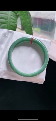 冰種 天然翡翠 緬甸 A玉 玉鐲 • 糯冰種翡翠福鐲