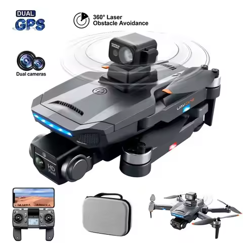 New K918 GPS MAX Drone 4K Professional Obstacle Avoidance 8K DualHD Camera Brushless Foldable Quadco