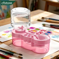 CFSTORE Automatic Water Circulation Paint Brush Cleaner with Paint Tray Drain Button Multifunctional