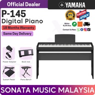 Yamaha P145 Black 88 Keys Digital Piano Package ( P-145 / P 145 / p145 / p145b )