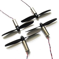 8520 Coreless Brushed Motor Set 53000rpm 8.5x20mm + 75mm CW CCW Propeller