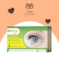 Buy 3 Free 1 Brieye lutein fish oil lutein omega3 algae oil sugar-free lutein brieye [Koko.my]