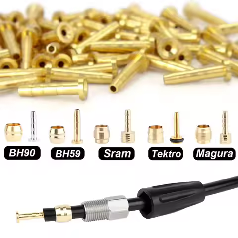 MEROCA 4/10/20set Mountain Bike oil needle Hydraulic brake olive head For SHIMANO BH90 BH59 SRAM MAG