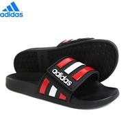 Adidas adilette Comport  ADJUSTABLE Slides FY8138 Black / Vivid Red / White Slippers