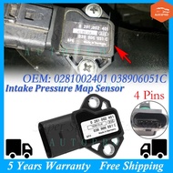 3 Bar MAP Boost Manifold Absolute Pressure Sensor For VAG VW AUDI SEAT SKODA 0281002401 038906051C 0