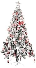6ft Christmas Tree Package Flocking Christmas Tree Large Artificial Christmas Tree For Shopping Mall Hotel Home Decoration
