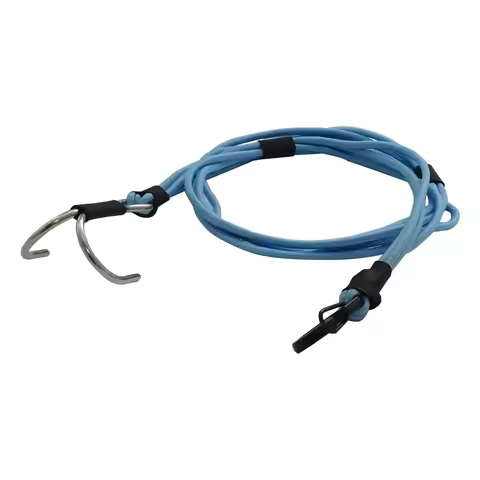 1/10 RC Kinetic Winch Rope with Strap Hook for Rigs Rock LCG Crawler Gspeed SCX10 TRX4 CFX TF2 Power