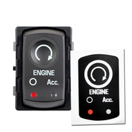 Car Stop Start Button Repair Decals Sticker For Corvette C6  Car Interior Protection Sticker Accesso