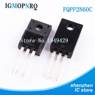 10PCS/lot FQPF2N60C TO-220 2N60C 2N60 MOSFET 600V N-Channel Advance Q-FET New