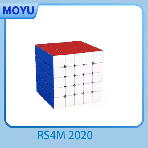[JudyCube] Moyu RS4M 2020 4X4 Magnetic Magic Speed Cube Stickerless Professional Fidget Toys RS4 M 4